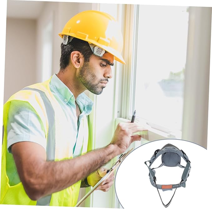 PartyKindom Hard Hat Lining Replacement Chin Strap Cover Helmet Padding for Men Safety Hat Suspension Accessory