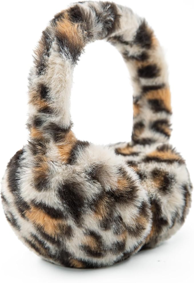 Kids Winter Earmuffs Baby Warm Ear Muff Girls Cute Furry Ear Warmers Boys Foldable Ear Covers for Cold Weather