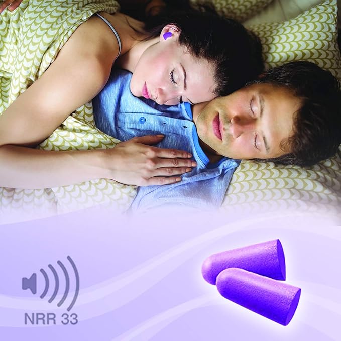 MOLDEX Soft Foam Earplugs 10 Pairs Ear Plugs for Sleeping, Snoring, Work, Travel, Shooting - 33dB Highest NRR Made in USA