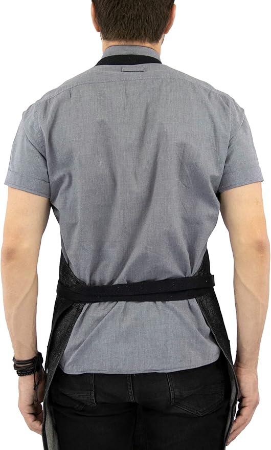 Under NY Sky No-Tie Durable Denim, Leather Reinforcement and Split-Leg