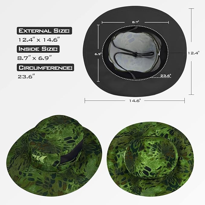 KastKing Sol Armis UPF 50 Boonie Hat - Sun Protection, Fishing, Beach & Hiking, Paddling, Rowing, Kayaking