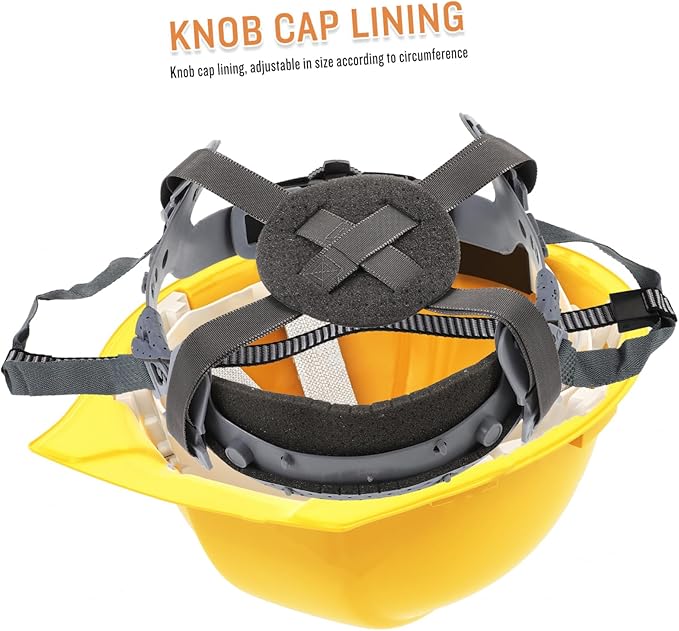 Hard Hat Replacement Suspension Liner Breathable Safety Helmet Accessory for Comfort and Design for Secure Fit Construction and Industrial Use