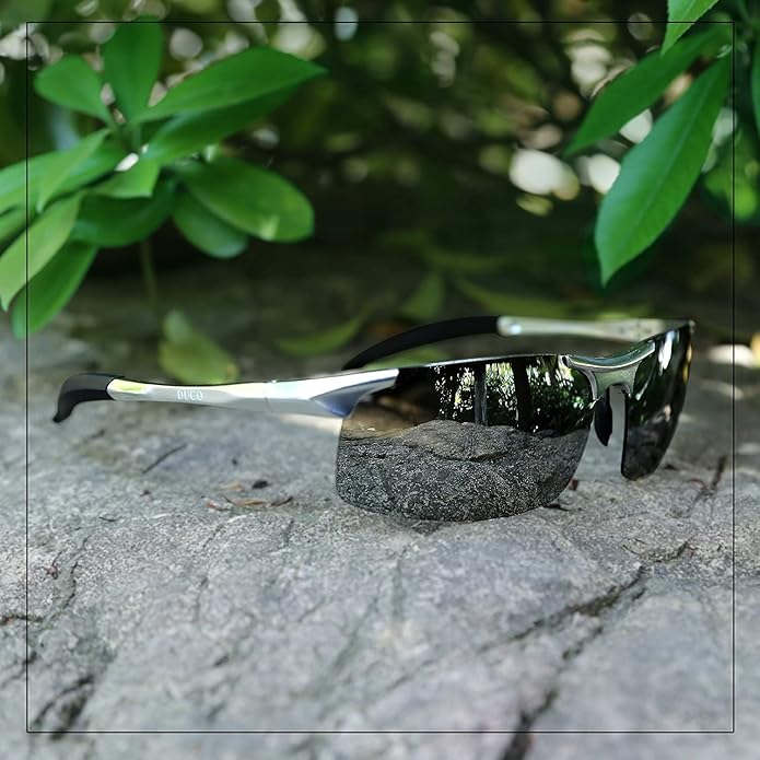 DUCO Mens Sports Polarized Sunglasses UV Protection Sunglasses for Men 8177s