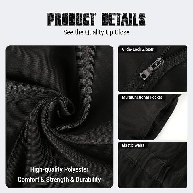 MCJC Coveralls for Men Adult Blue Jumpsuit Coveralls Mechanic Work Uniform Halloween Horror Killer Costume