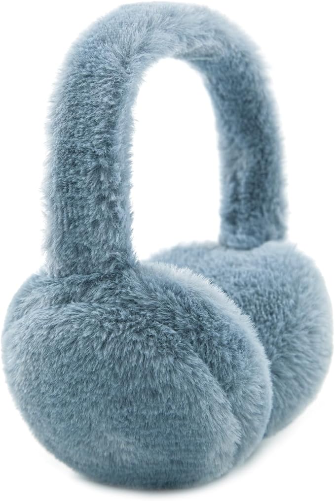 Kids Winter Earmuffs Baby Warm Ear Muff Girls Cute Furry Ear Warmers Boys Foldable Ear Covers for Cold Weather
