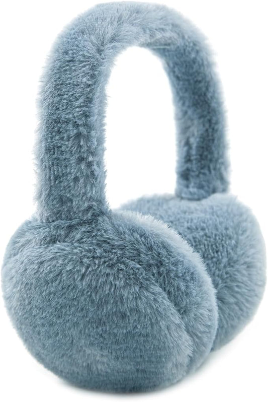 Kids Winter Earmuffs Baby Warm Ear Muff Girls Cute Furry Ear Warmers Boys Foldable Ear Covers for Cold Weather
