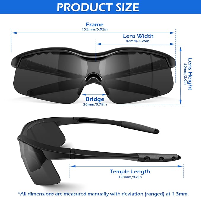 OXG 6 Pack Anti-Fog Safety Glasses, ANSI Z87+ Impact & Scratch Resistant Protective Eyewear for Work, Lab, Construction