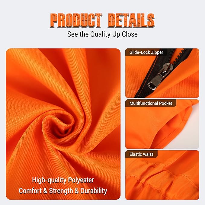 MCJC Coveralls for Men Adult Blue Jumpsuit Coveralls Mechanic Work Uniform Halloween Horror Killer Costume