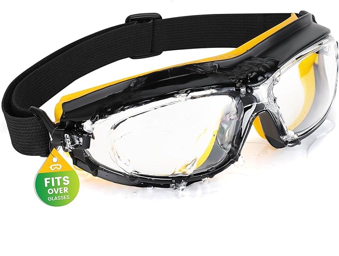 Welding Glasses, Safety Welding Goggles Coating Polycarbonate Lens Anti-Fog Anti-Scratch UV-Protective