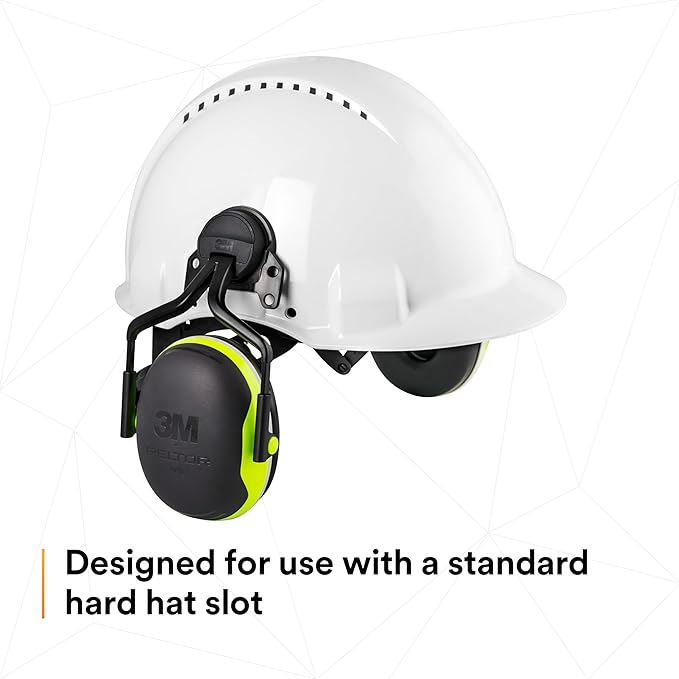 3M PELTOR Hearing Protection Earmuffs, X4 Series Noise Protection, Construction, Manufacturing, Assembly, Sanding