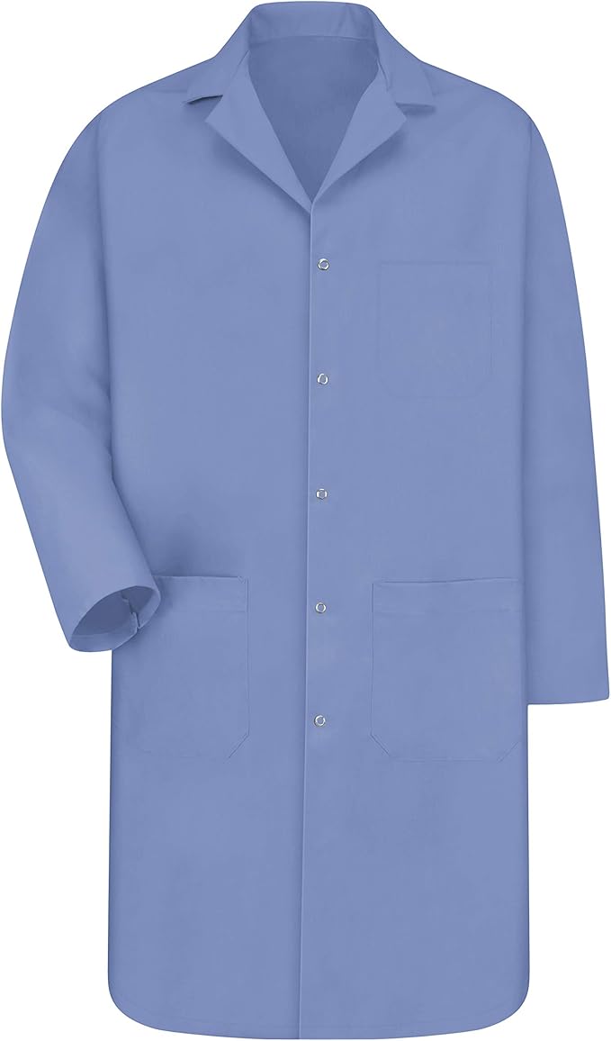 Red Kap Men's Interior Pocket Lab Coat