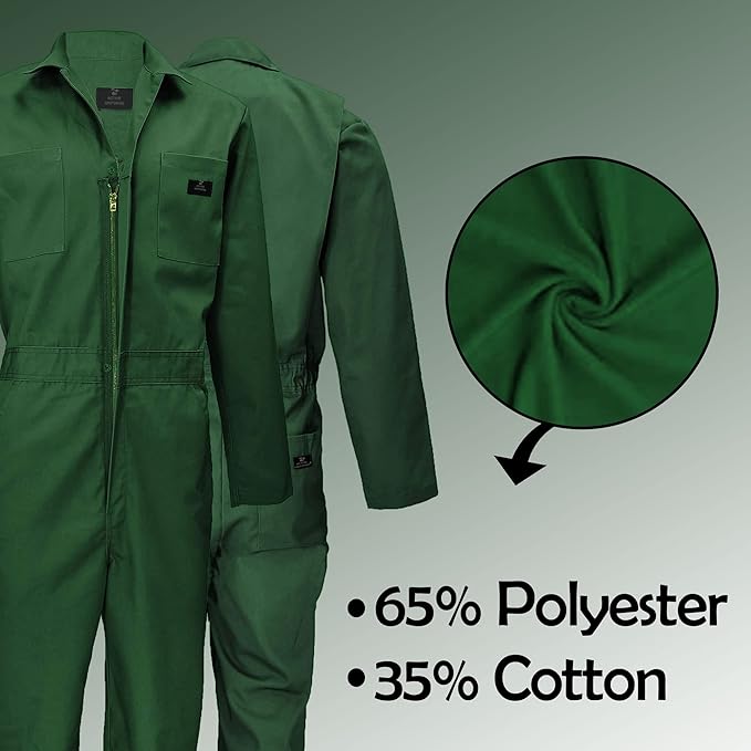 M&M SCRUBS Overall Workwear Men Long Sleeve Coveralls