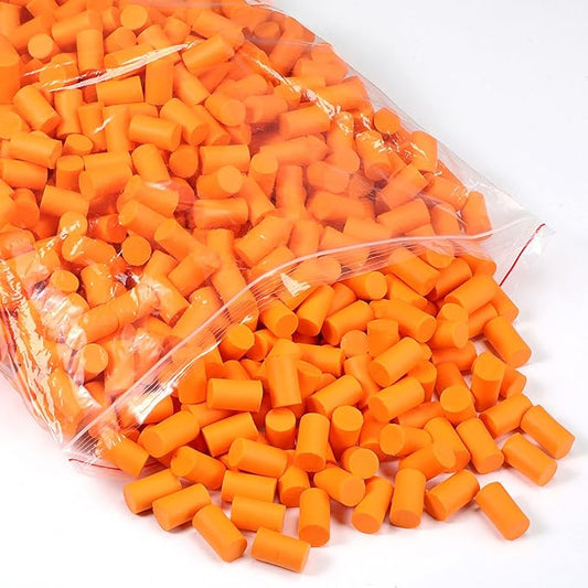 800 Pair Foam Ear Plugs Bulk for Sleeping Noise Cancelling 32db Disposable Comfortable Soft Ear Plugs Hearing Protection Quiet Sleep for Sleeping Snoring Shooting Music Concert