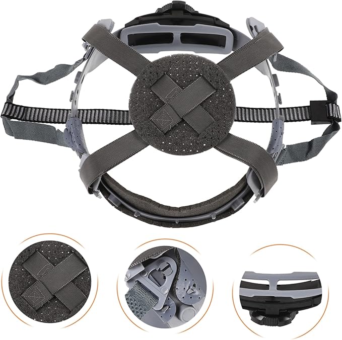 Gadpiparty 2pcs Hard Hat Liner Replacement Suspension for Helmet Safety Hat Liner