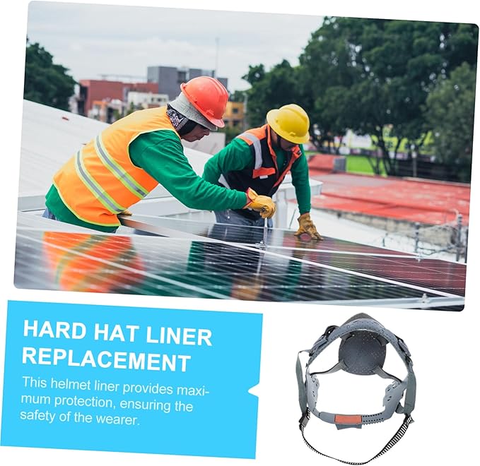 KICHOUSE Hard Hat Accessories for Men Hardhat Liners Hard Hat Suspension Replacement Breathable Helmet Liner