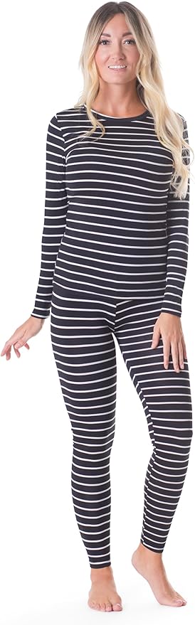 Rocky Thermal Underwear for Women, Long Johns Fleece Lined Set, Shirt & Pants, Base Layer w/Leggings/Bottoms Ski/Extreme Cold