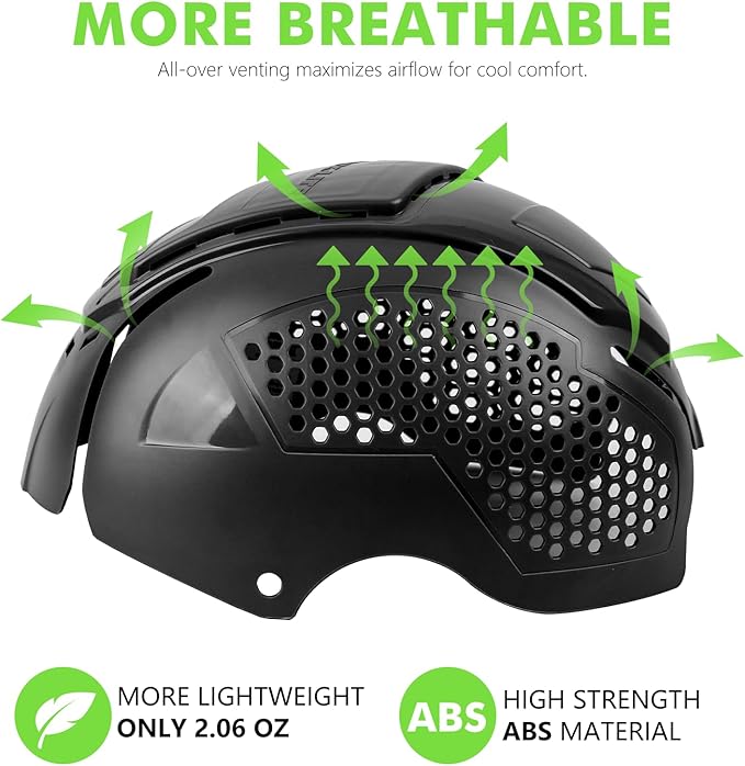 GREEN DEVIL Matrix Lite Series Bump Cap Insert for Baseball Caps EN 812 Universal Safety Bump Hat Insert for Men Women Vented Lightweight