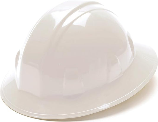 Pyramex SL Series Full Brim Hard Hat 4-Point Ratchet Suspension
