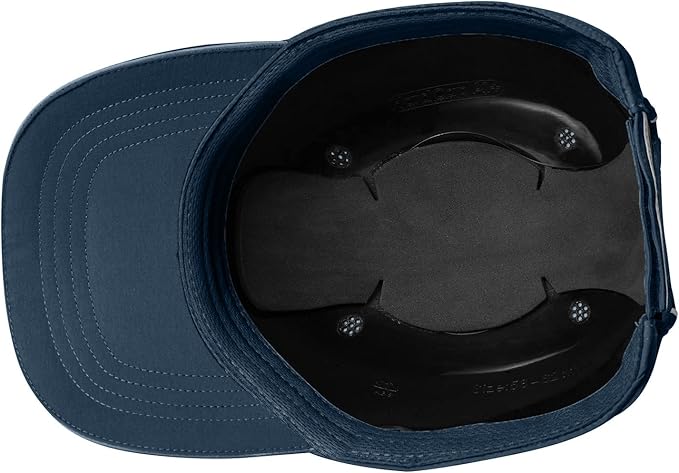 Lightweight Safety Bump Cap - Breathable Baseball Style Protective Hat with Reflective Stripes