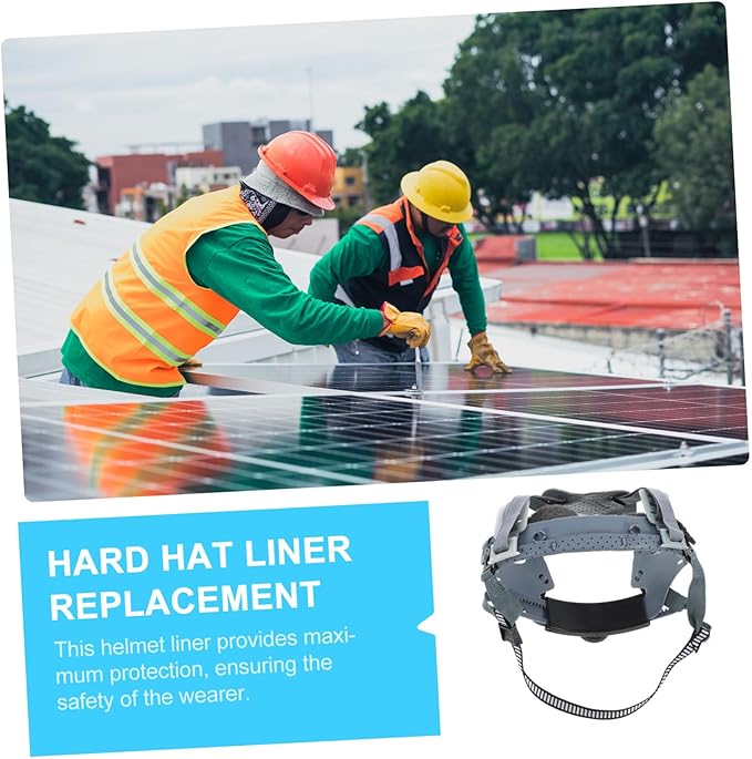 Hard Hat Suspension Replacement Kit Breathable Liner Accessory for Comfortable Helmet Fit and Sponge Materials Suitable for Various Activities