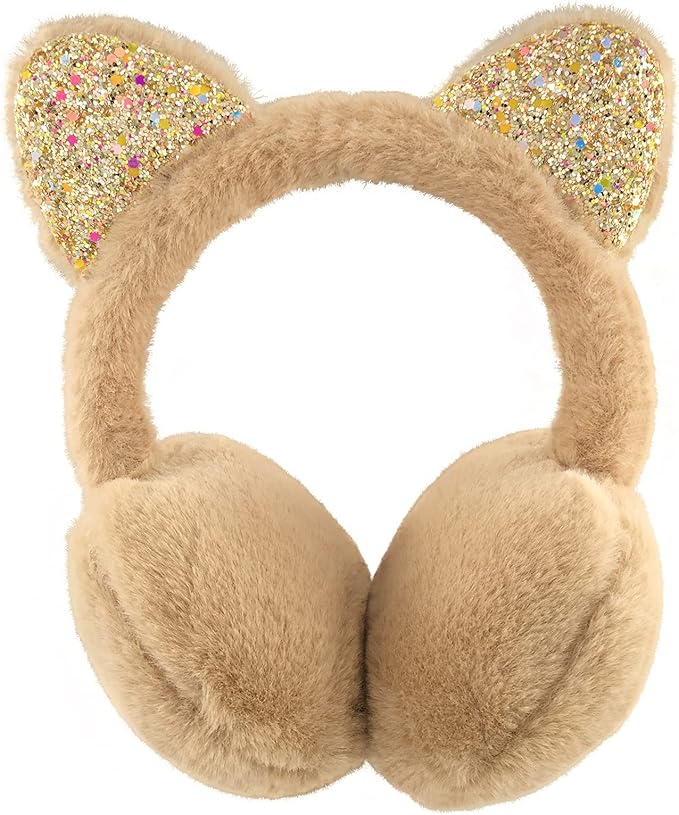 XIAOHAWANG Winter Earmuffs for Kids Girl Warm Ear Muffs Baby Boy Plush Padded Ear Warmer