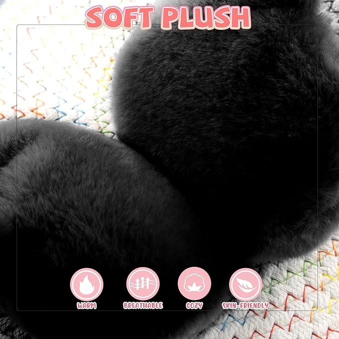 XIAOHAWANG Winter Earmuffs for Kids Girl Warm Ear Muffs Baby Boy Plush Padded Ear Warmer