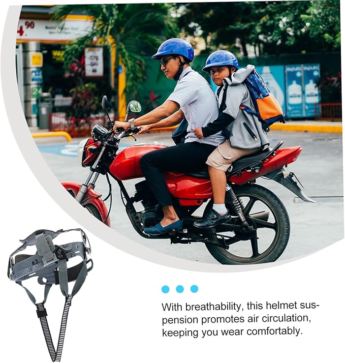 LIFKOME Helmet Replacement Suspension Liner Point Hard Hat Accessory for Secure Fit Cloth Sponge Materials Essential for Safety and Comfort Various Settings