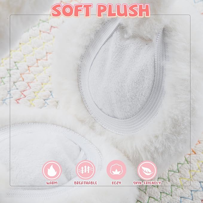 XIAOHAWANG Winter Earmuffs for Kids Girl Warm Ear Muffs Baby Boy Plush Padded Ear Warmer
