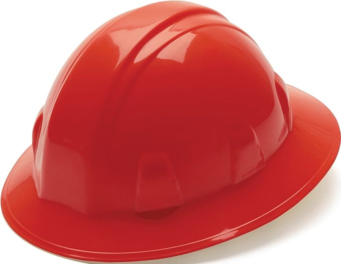 Pyramex SL Series Full Brim Hard Hat 4-Point Ratchet Suspension