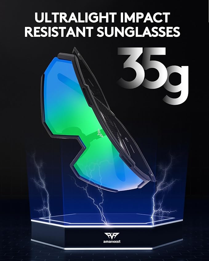 Sunglasses UV Protection Cycling Sunglasses for Men and Women,Impact Resistance Z87.1 for Construction