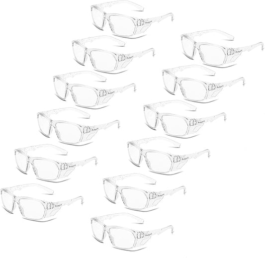ProtectX Classic Safety Glasses, Anti-Fog Scratch Resistant Lenses, Protective Eyewear for Work, Indoor/Outdoor, ANSI Z87.1