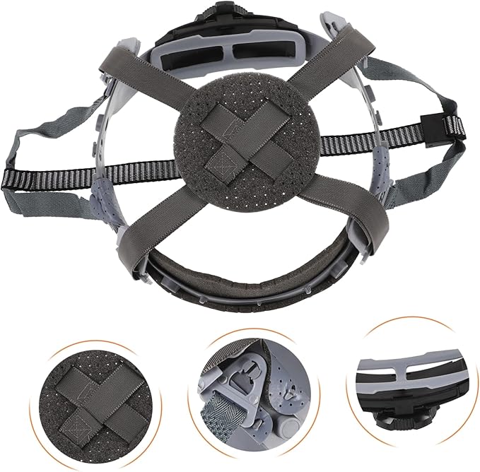 Hard Hat Liner Breathable Helmet Suspension Accessory for Replacement Compatible with Helmets for Construction and Outdoor Sports