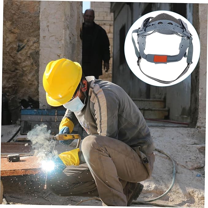 Helmet Replacement Suspension Liner for Hard Hats Breathable Point Design for Comfort and Protection Cloth Sponge and Materials for Use