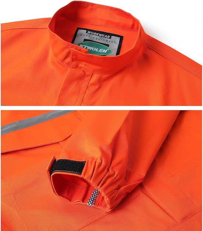Mens Workwear Coveralls Multi Pockets Work Suit Mechanic Overalls Jumpsuits Unisex Long Sleeve Garage Coverall