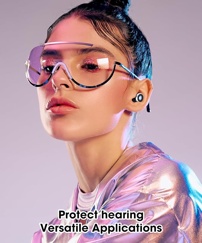 Ear Plugs for Sleeping, 30dB Noise Canceling Reusable Silicone Ear Plugs,8 Eartips with Portable Box, Perfect for Concerts,Snoring, Study, Sleep and Travel