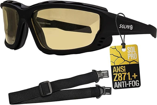 Anti-Fog Safety Motorcycle Riding Sunglasses Foam padded Goggle, Dustproof, Windproof, Hunting, Hiking, Golfing