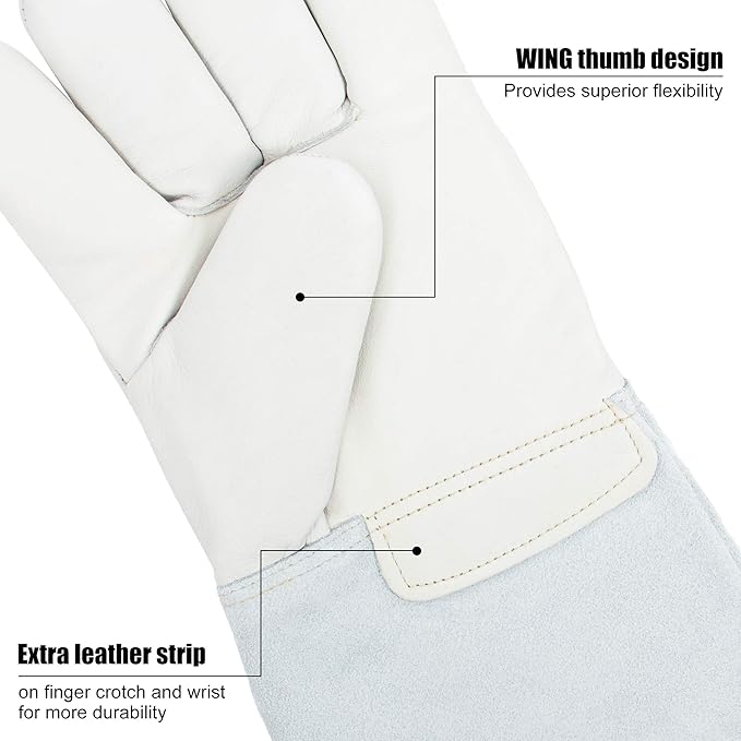 BEETRO -292℉/-180℃ or Above Antifreeze Gloves for Dry Ice Handling Liquid Nitrogen Sponge and Cotton Inner