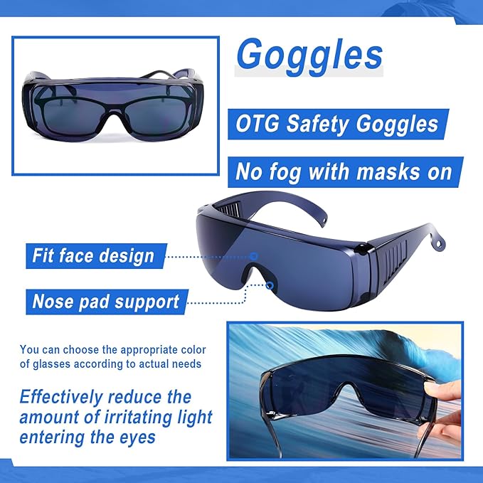 Kanayu Safety Glasses Bulk Protective Goggles Anti Fog Scratch Resistant Eyewear