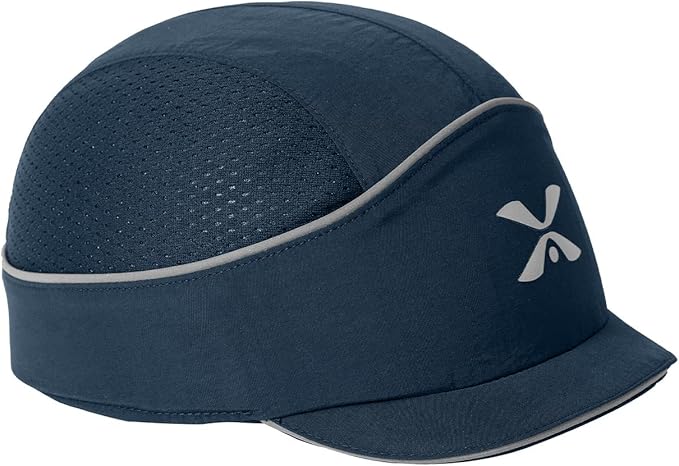 TIHEEN Unisex Safety Bump Cap, Baseball Hat Style with Reflective Stripes Lightweight and Breathable Hard Hat Head Protection Cap