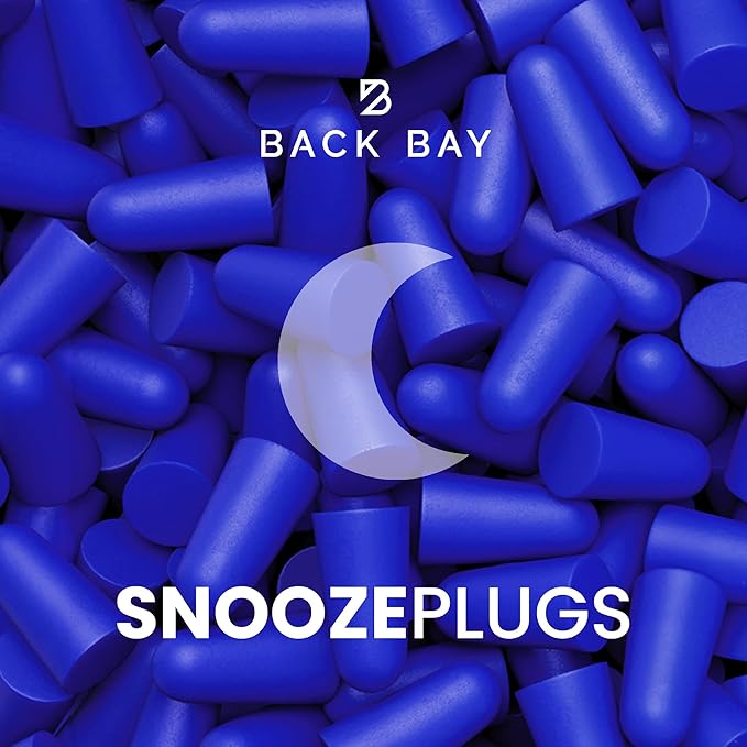 SnoozePlugs Ultra Soft Foam Earplugs for Sleeping, 60 Pairs Comfortable Foam Ear Plugs for Side Sleepers- 33db NRR Nightime Earplugs for Snore Blocking, Noise Canceling Sleep Noise Reduction