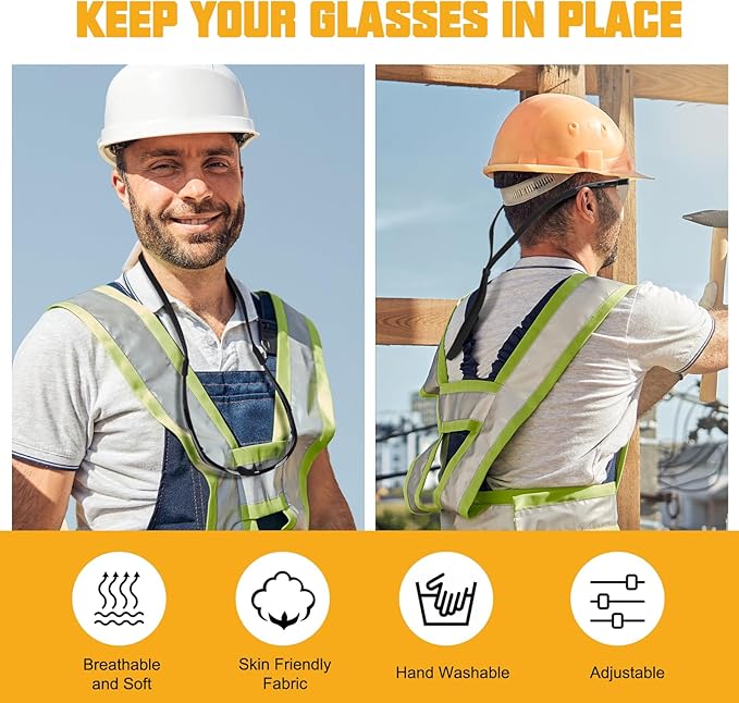 OXG 6 Pack Anti Fog Safety Glasses for Men Women, ANSI Z87.1 Protective Eyewear Impact Resistant Eye Protection for Work