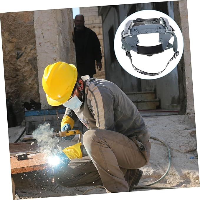 PartyKindom Safety Hat Suspension Insert Hard Hat Liner Replacement Hardhat Accessories for Men Breathable Comfortable Helmet Padding