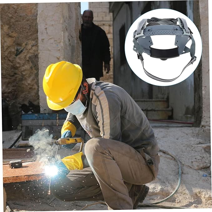 2pcs Safety First Hard Hat Harness Replacement Liner Chin Strap for Workers