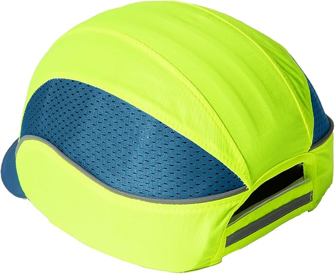 TIHEEN Unisex Safety Bump Cap, Baseball Hat Style with Reflective Stripes Lightweight and Breathable Hard Hat Head Protection Cap