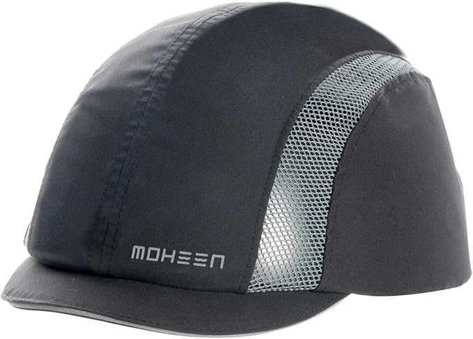 MOHEEN Safety Bump Cap, Baseball Hat Style with Reflective Stripes Lightweight and Breathable Hard Hat Head Protection Cap