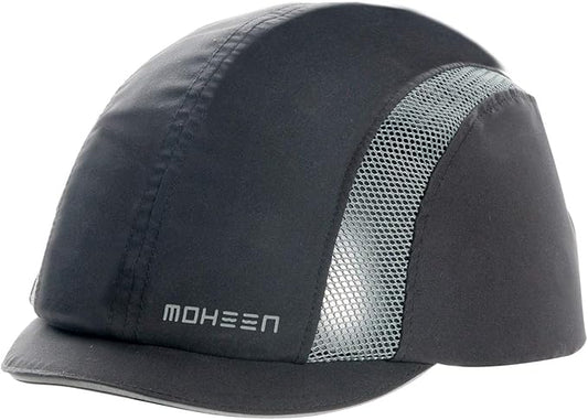 MOHEEN Safety Bump Cap, Baseball Hat Style with Reflective Stripes Lightweight and Breathable Hard Hat Head Protection Cap