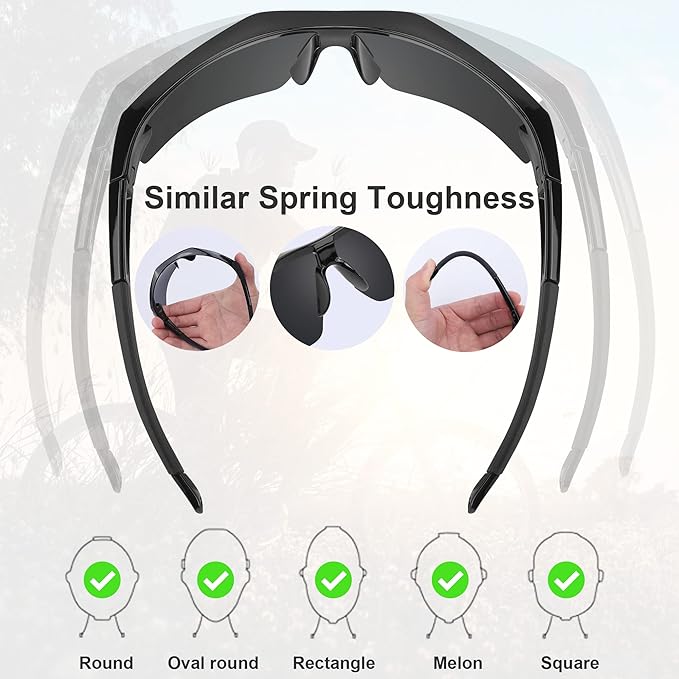 Safety Glasses Goggles for Men, Anti Scratch ANSI z87+ Compliant UV Protection Protective Eyewear Rubber Non-slip Leg
