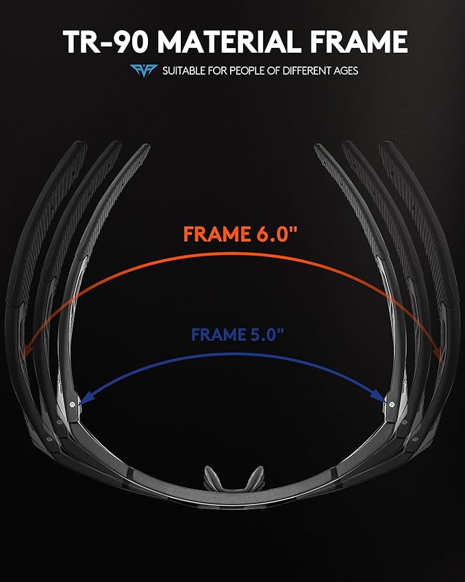 Sunglasses UV Protection Cycling Sunglasses for Men and Women,Impact Resistance Z87.1 for Construction