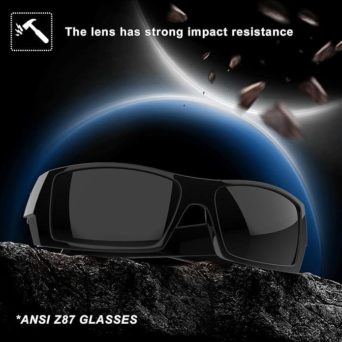 WISTON Z87 Sunglasses Wrap Around Sunglasses for Men Rectangular Safety Glasses UV400 for Sport Working 8231