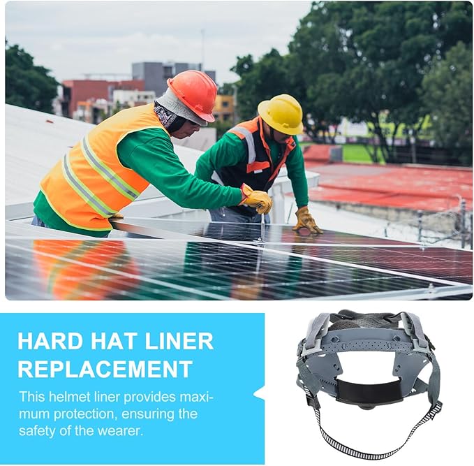 Hard Hat Liner Replacement Kit Breathable Suspension Insert for Safety Helmet Comfortable and Accessory for Activities